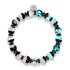 Schwarz | Firefly Glas Schneekugel Armband