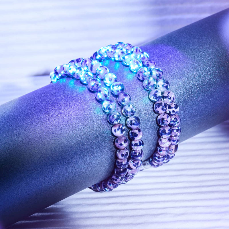 Blaues Byzanz | 925er Sterlingsilber | Firefly-Glasfolie