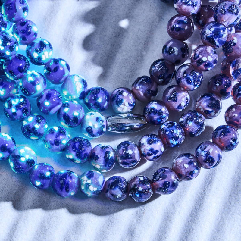 Blaues Byzanz | 925er Sterlingsilber | Firefly-Glasfolie