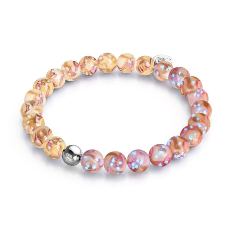 Blush Current | Rosa Karamell | Firefly Glaswirbel Armband