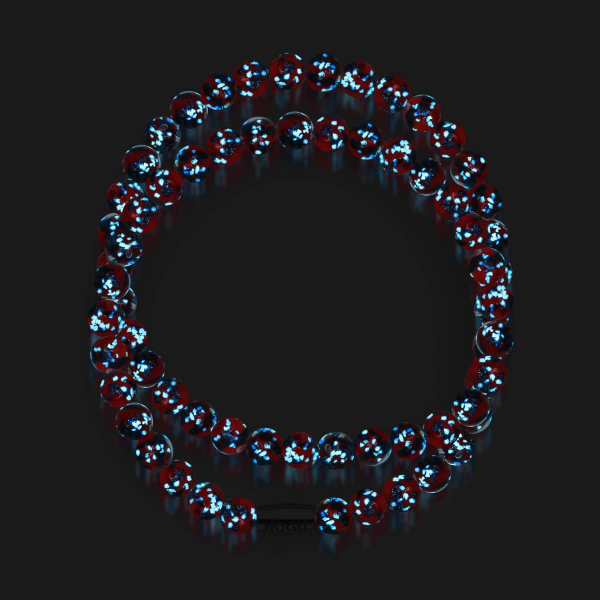 Feuer & Eis | 925er Sterlingsilber | Glühwürmchen-Glasfolie