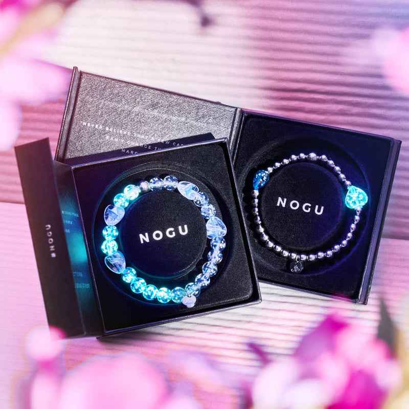 Lapisflamme | Firefly Glass x Murano Glas Herzen Armband