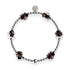 Obsidian | Silber | Firefly Glas Klee Essenz Armband