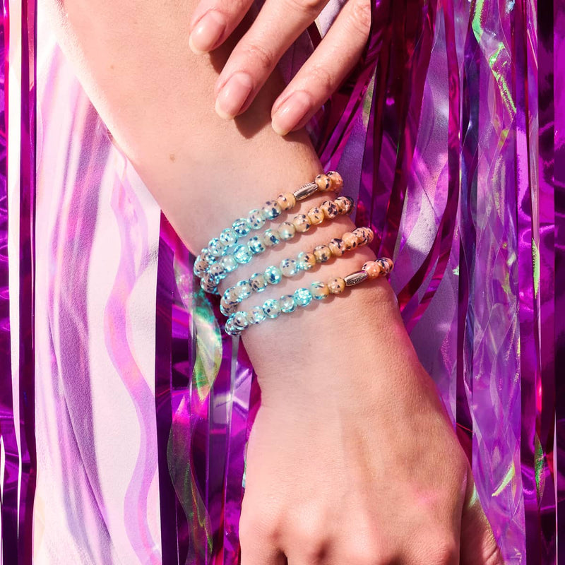 Pfirsichsorbet | 925er Sterlingsilber | Firefly-Glasverpackung