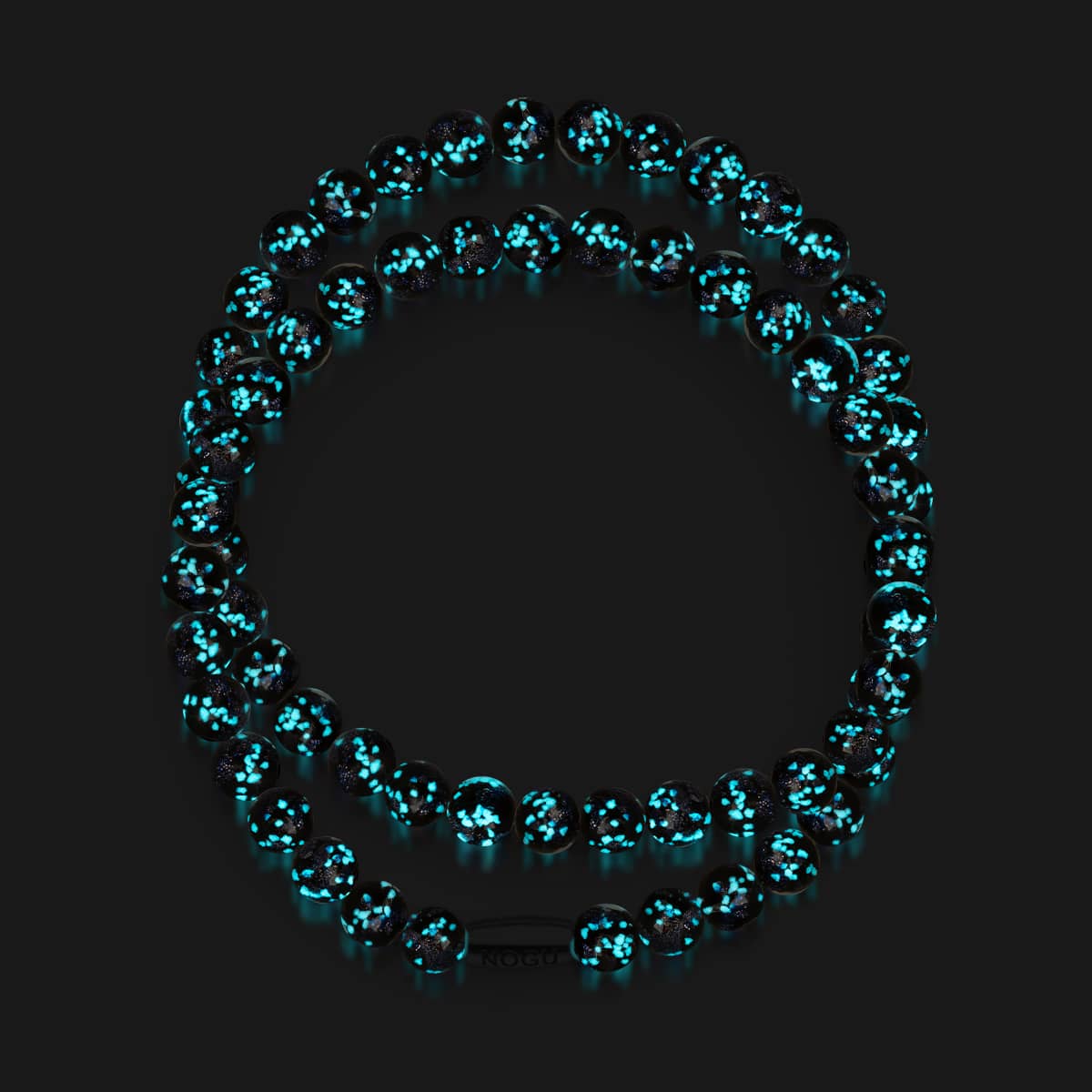 Pechschwarz | 925er Sterlingsilber | Firefly-Glasfolie