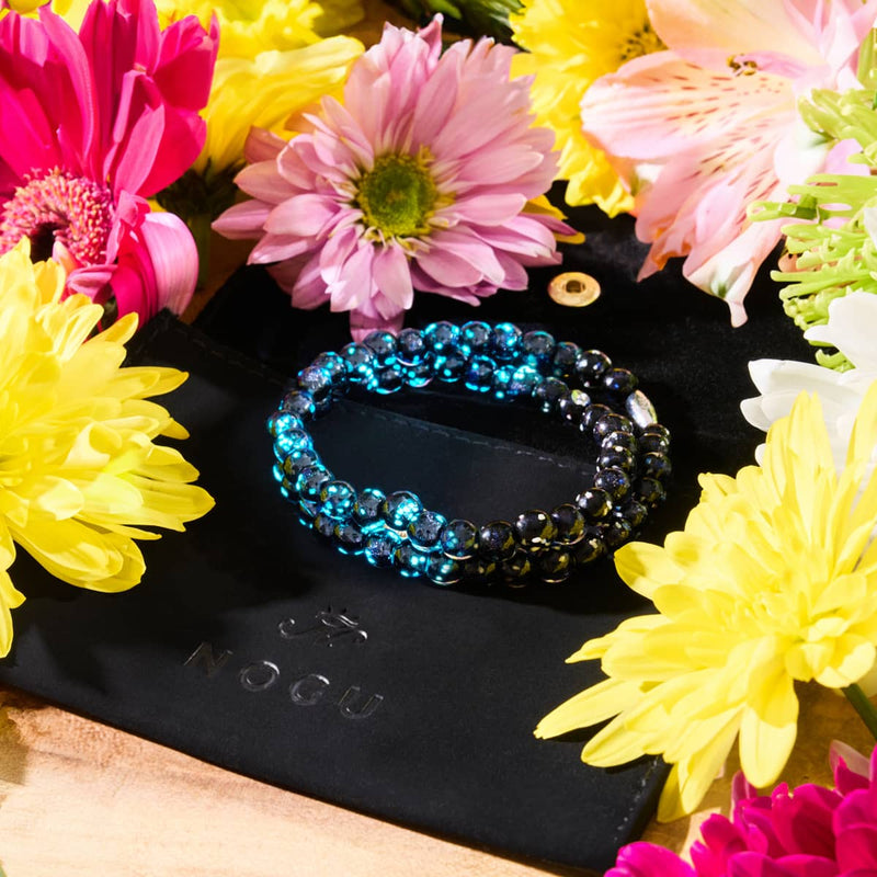 Pechschwarz | 925er Sterlingsilber | Firefly-Glasfolie