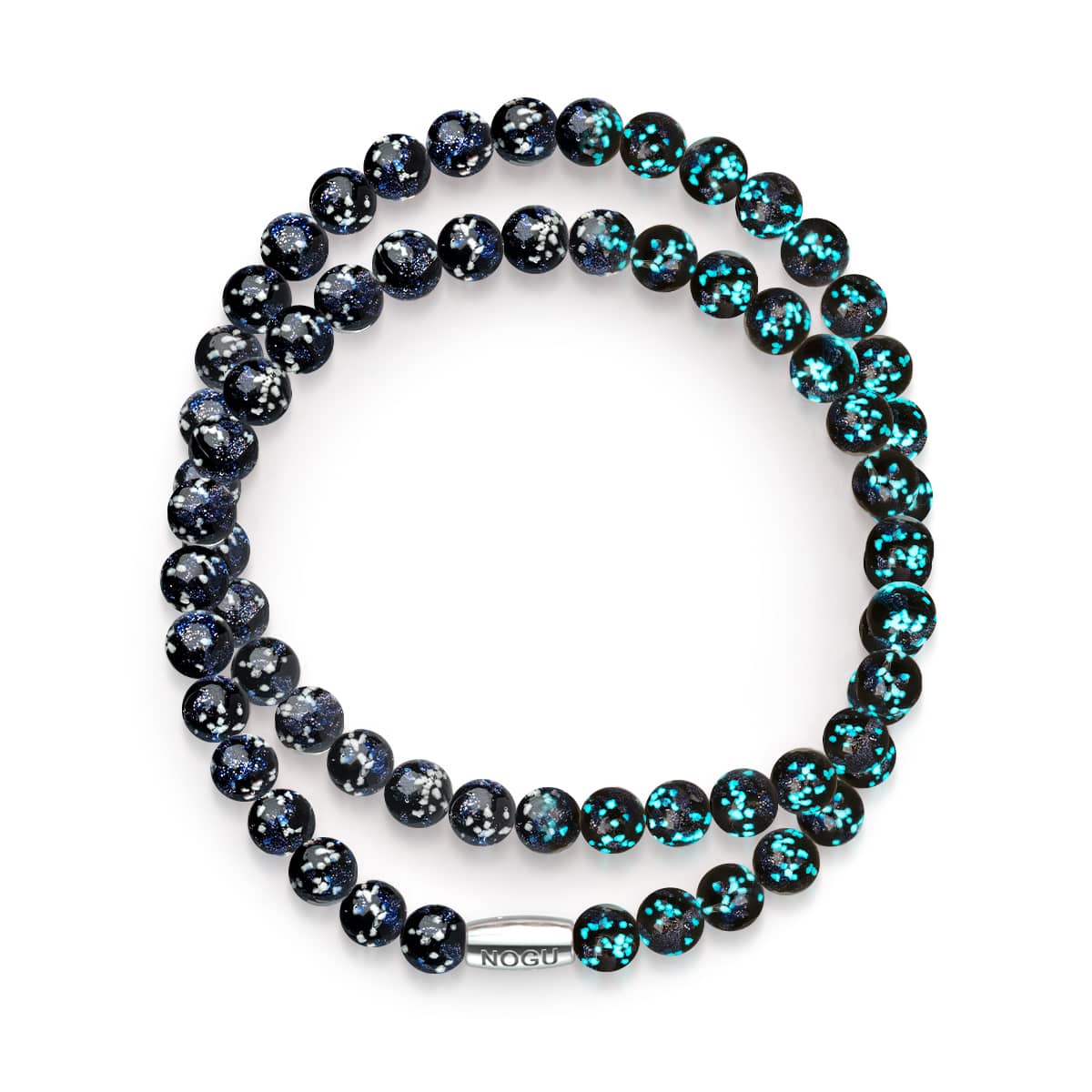 Pechschwarz | 925er Sterlingsilber | Firefly-Glasfolie