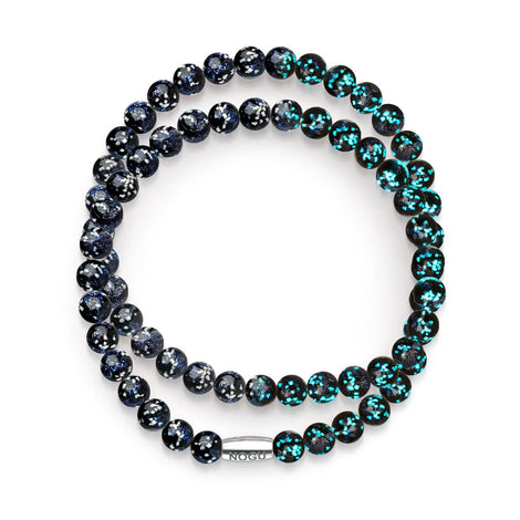 Pechschwarz | 925er Sterlingsilber | Firefly-Glasfolie