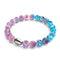 Lila x Pink | 925 Sterling Silber | Firefly Glas Liebesarmband