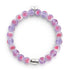 Lila x Pink | 925 Sterling Silber | Firefly Glas Liebesarmband