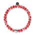 Rote Rosen | Firefly Glas Diamanten Armband