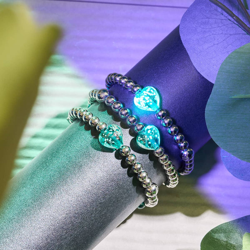 Petrol | Firefly Glasherzen Essence Armband