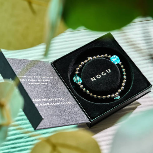 Petrol | Firefly Glasherzen Essence Armband