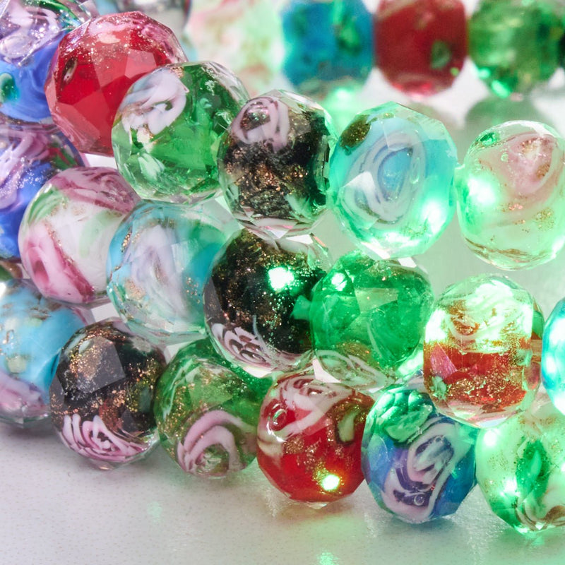 Wildblumen | Firefly Glas Diamanten Armband