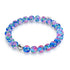 Blue Hibiscus | Firework Glass Garden Bracelet
