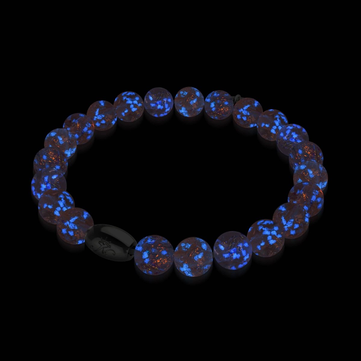 Dusty Rose | .925 Sterling Silver | Firework Glass Bracelet