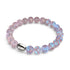 Dusty Rose | .925 Sterling Silver | Firework Glass Bracelet