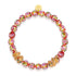Goldene Schlange | Feuerwerk Glas Rose Armband