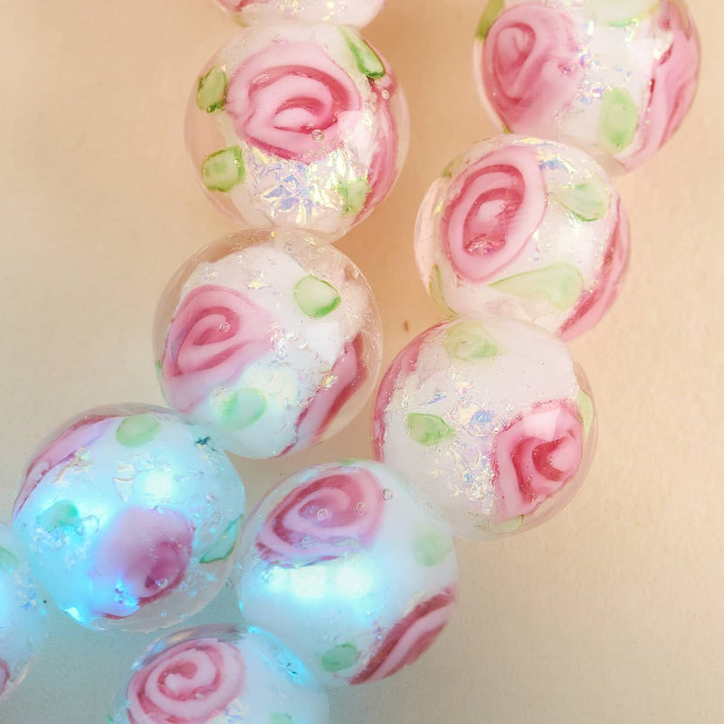 Lunafiore | Feuerwerk Glas Garten Armband