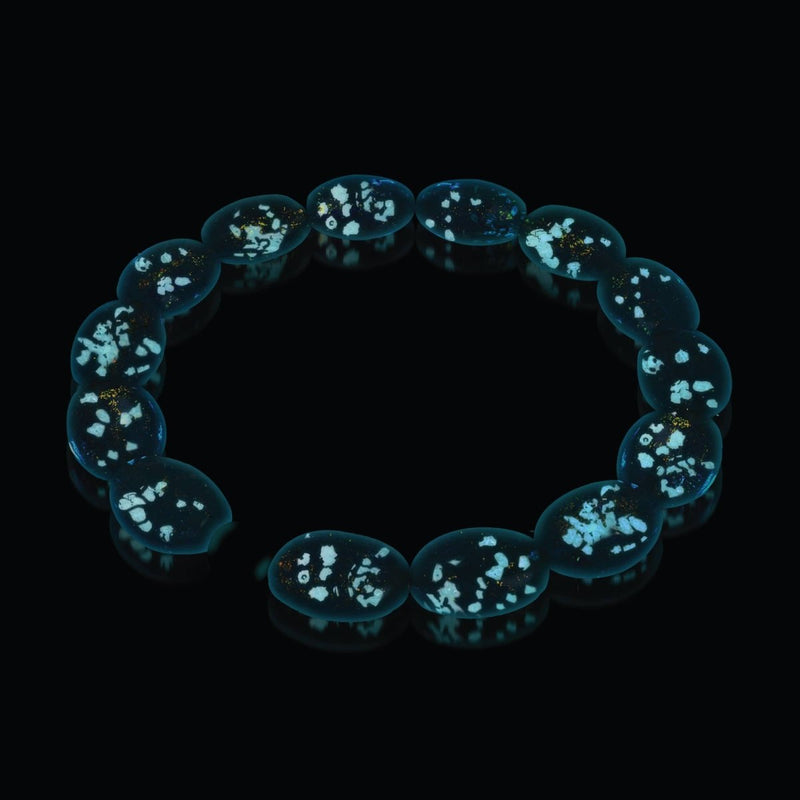 Pink Pony Club | 925 Sterling Silber | Feuerwerk Glaskiesel Armband