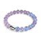 Violet Glimmer | .925 Sterling Silver | Firework Glass Bracelet