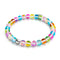 Candy Crush | Silber | Galaxie Glasperlenarmband