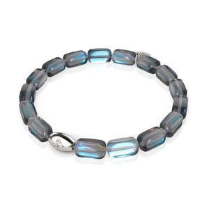 Milchstraße | 925 Sterling Silber | Galaxie Glaskiesel Armband