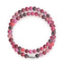 Magenta Achat | Silber | Edelstein-Wrap