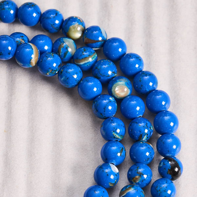 Ozean | Silber | Vergoldetes Türkis-Edelstein-Wrap