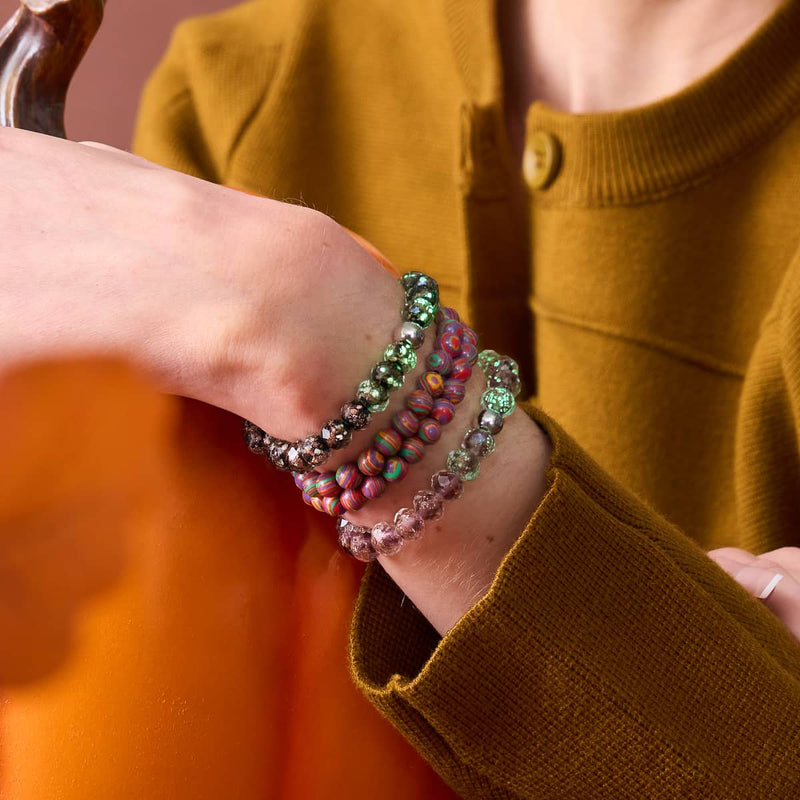 Regenbogen | Silber | Vergoldeter Türkis-Edelstein-Wrap