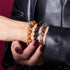 Regenbogen-Amulett | Kristall-Totenkopf-Armband