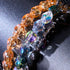 Regenbogen-Amulett | Kristall-Totenkopf-Armband