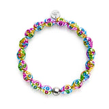Regenbogen-Requiem | Totenkopf-Armband