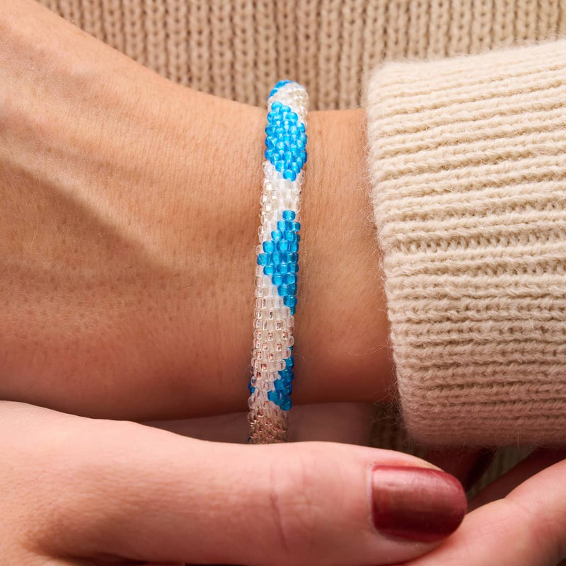 Luftig | Himalaya-Glasperlenarmband