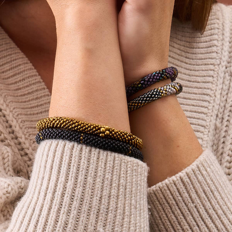 Nordstern | Himalaya-Glasperlenarmband