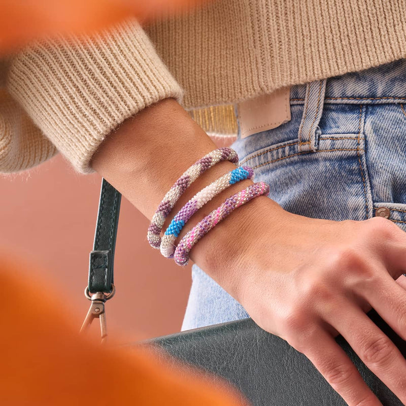 Zuckerrausch | Himalaya-Glasperlenarmband