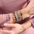 Blaue Liebe | Infinity Herzen Armband