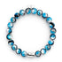 Blaue Sonnenfinsternis | 925 Sterling Silber | Mondglas-Armband