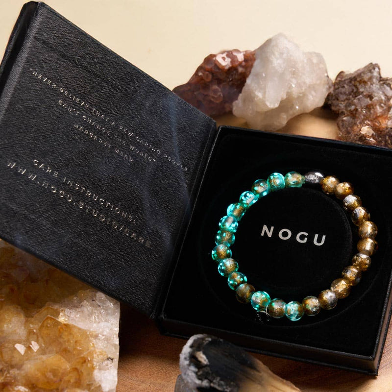 Bronze Horizon | 925 Sterling Silber | Mondglas-Armband