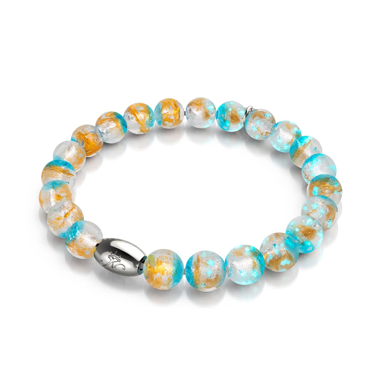 Ultramariner Horizont | 925er Sterlingsilber | Mondglasarmband