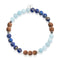 Grundwasser | Aquamarin x Lapis x Rudraksha | Mala Armband