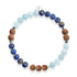 Grundwasser | Aquamarin x Lapis x Rudraksha | Mala Armband