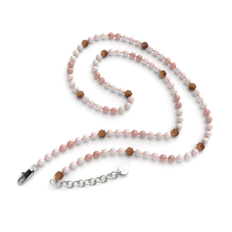Achtsamkeit | Edelstein Rudraksha | Spirituelles Mala-Wrap