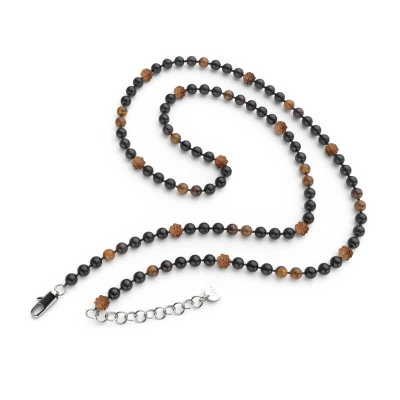 Schamane | Edelstein-Rudraksha | Spirituelles Mala-Wickeltuch