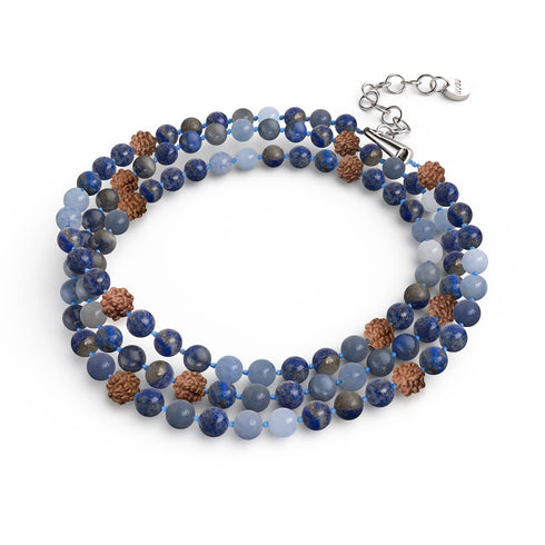 Tao | Edelstein Rudraksha | Spirituelles Mala-Wickeltuch