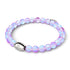 Lavendel | 925 Sterling Silber | Meerjungfrau Glasperlenarmband
