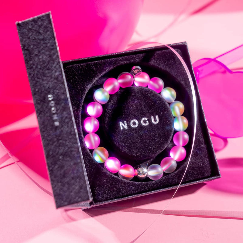 Einhorn Pink | Silber | Meerjungfrau Glas Statement Armband