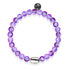 Violett | 925 Sterling Silber | Meerjungfrau Glasperlenarmband