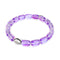 Violett | 925 Sterling Silber | Meerjungfrau Glaskiesel Armband