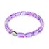 Violett | 925 Sterling Silber | Meerjungfrau Glaskiesel Armband